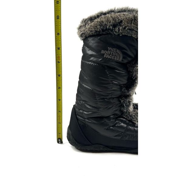 The North Face Appy Women's Winter Boots Black Quilted Puffer Goose Down Size 7 - Picture 10 of 14